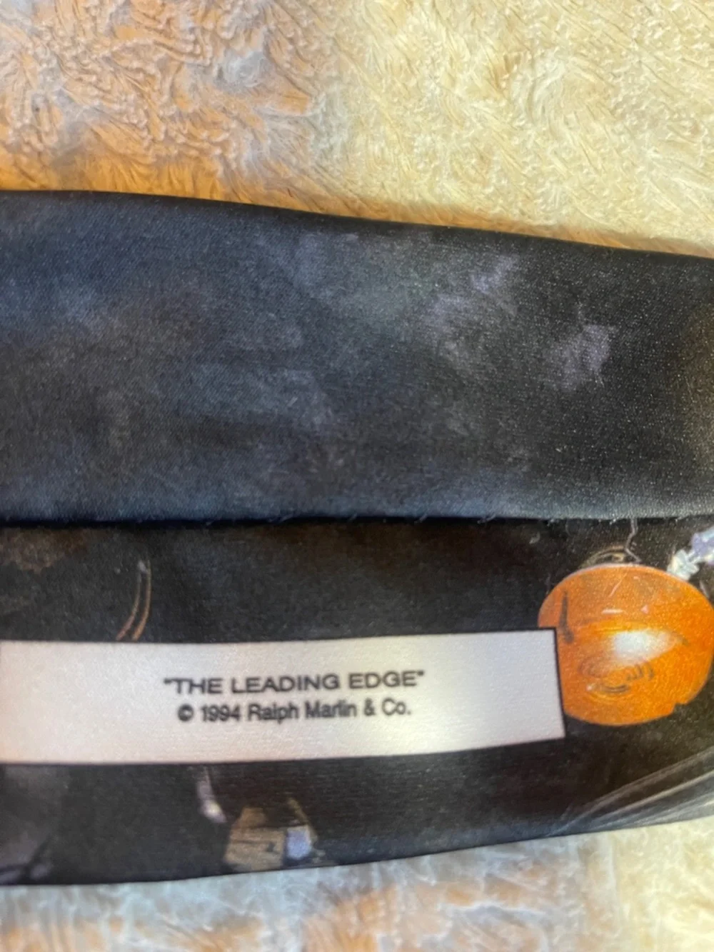 Vintage Harley-Davidson Motorcycle Graphic Tie